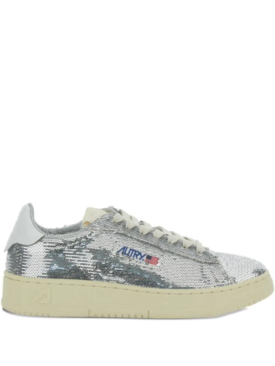 25FW 오트리 달라스 로우 고트스킨 스니커즈 ADLW TI05 SILVER