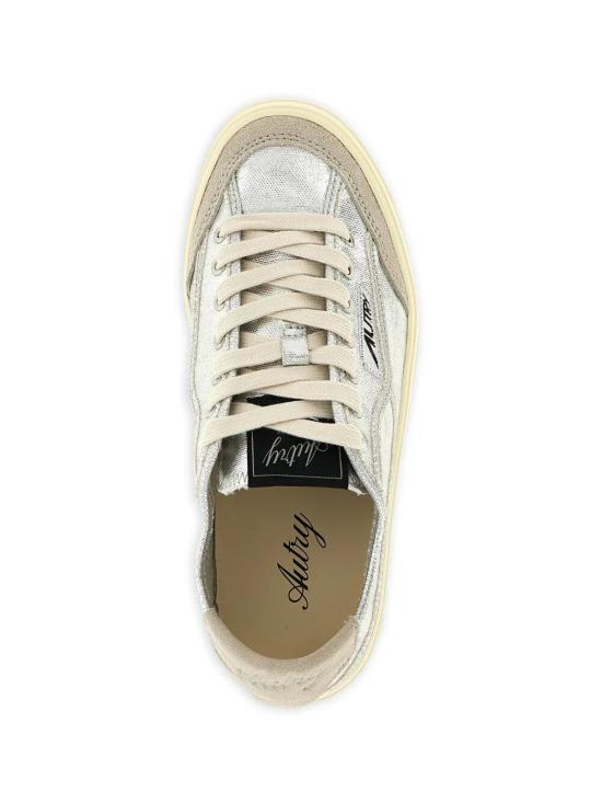 26SS 오트리 WINDSCAPE 로우 스니커즈 스웨이드 SCLW CU07 CU07 CANVAS SUEDE SILVER - AUTRY