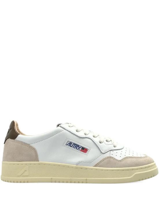 26SS 오트리 메달리스트 로우 스니커즈 AULM LS15 WHITE TEAK