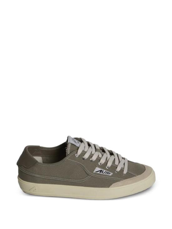 26SS 오트리 WINDSCAPE 로우 스니커즈 캔버스 SCLM CU03 CU03 CANVAS SUEDE LEATHER MILITARY