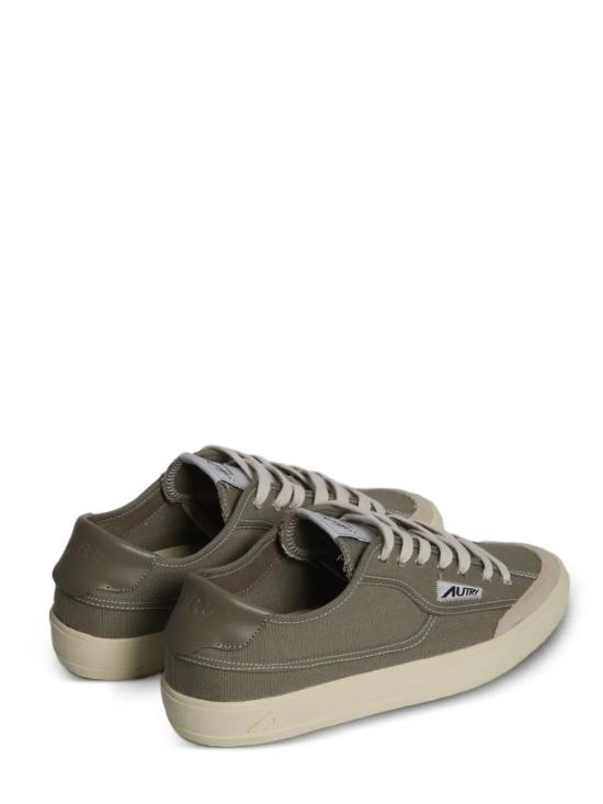 26SS 오트리 WINDSCAPE 로우 스니커즈 캔버스 SCLM CU03 CU03 CANVAS SUEDE LEATHER MILITARY - AUTRY