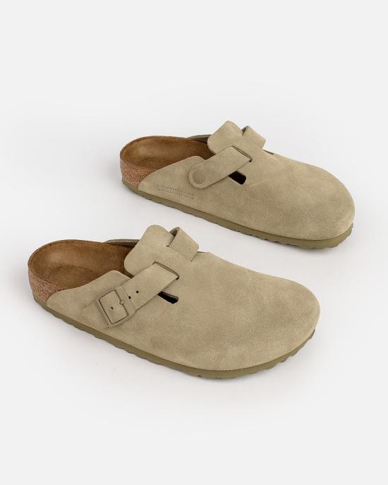 26SS 버켄스탁 보스톤 클로그 뮬 1025844 FADED KHAKI Faded khaki - BIRKENSTOCK