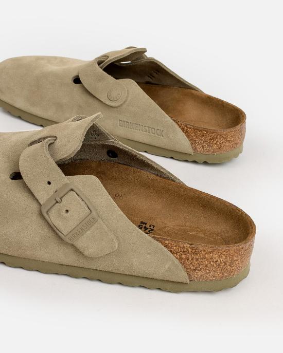 26SS 버켄스탁 보스톤 클로그 뮬 1025844 FADED KHAKI Faded khaki - BIRKENSTOCK