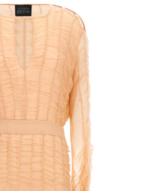 26SS 지오바니 베딘 롱 원피스 GBSS26504LPESCA Pink - GIOVANNI BEDIN