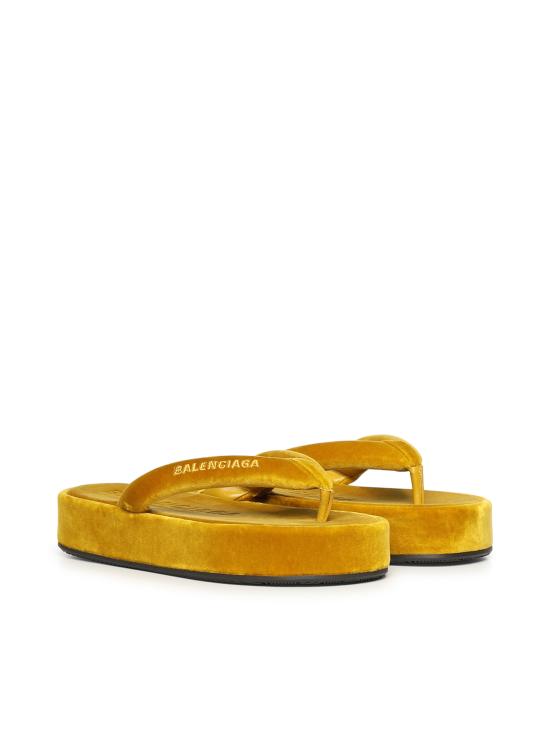 26SS 발렌시아가 제트 랙 통 슬라이드 869749 WCDQ07680 MUSTARD - BALENCIAGA