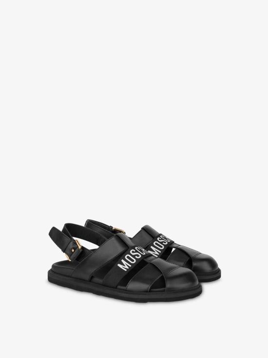 26SS 모스키노 샌들 MB10083G0OGA0 Black - MOSCHINO
