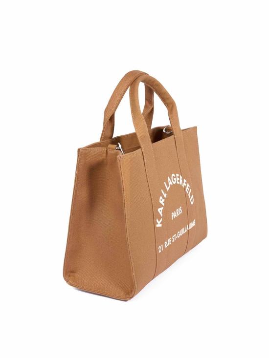 25FW 칼라거펠트 토트백 A1W500101XV Camel - KARL LAGERFELD