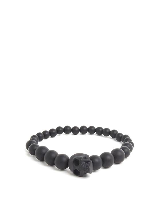 26SS 알렉산더 맥퀸 브레이슬릿 858374J68AA1000 Black