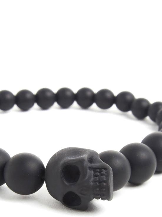 26SS 알렉산더 맥퀸 브레이슬릿 858374J68AA1000 Black - ALEXANDER MCQUEEN