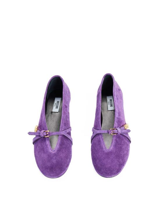 26SS 모스키노 플랫 슈즈 MA11050C0OME0650 Purple - MOSCHINO