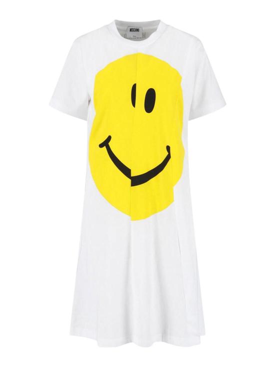 26SS 모스키노 미디 원피스 261D045104411001 White