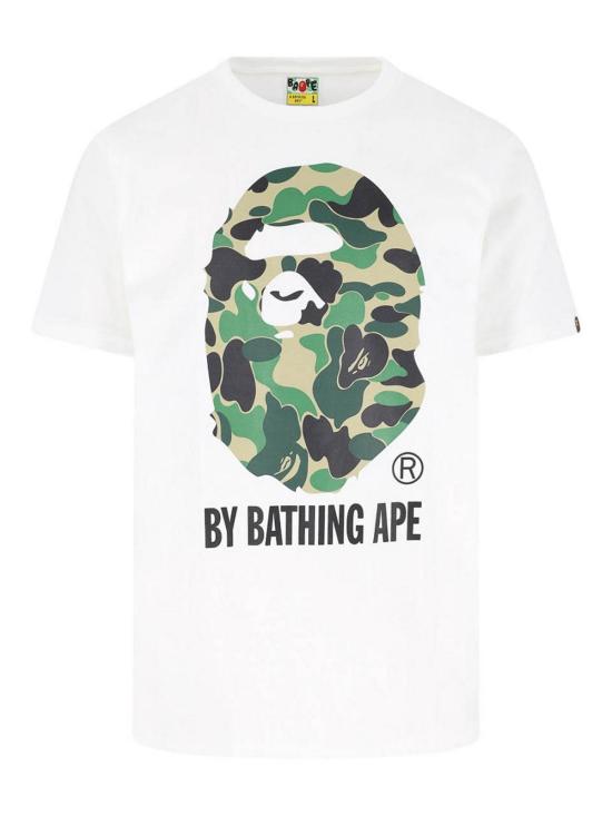 26SS 베이프 ABC 카모 BY BATHING APE 티셔츠(M) 001TEM301005MWHITEXGREEN White