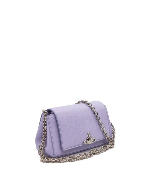 26SS 비비안웨스트우드 헤이즐 스몰 핸드백 4603000WWS00DJ402 Light Purple - VIVIENNE WESTWOOD