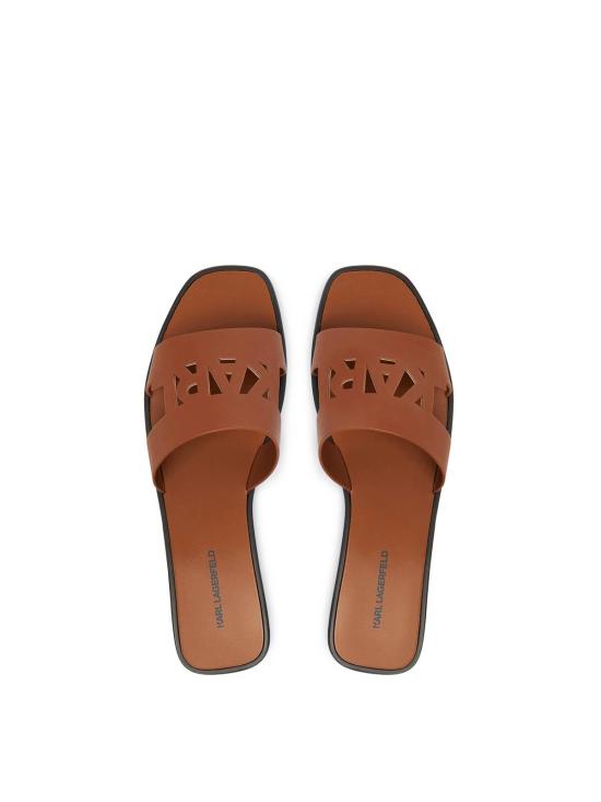 26SS 칼라거펠트 뮬/슬리퍼 KL80405CKL80405C Brown - KARL LAGERFELD