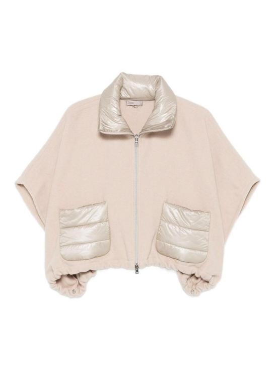 25FW 에르노 A 셰이프 리조트 쇼트 판초 GI00042DR333951982 Yellow