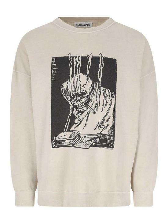 26SS 아워레가시 긴팔 티셔츠 M2266SAANGRYFANMAILPRINT Beige