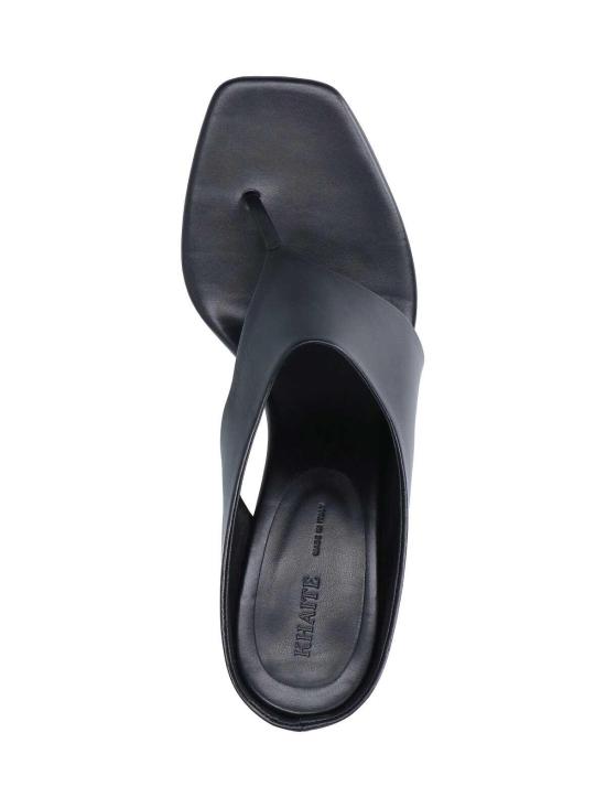 26SS 케이트 뮬/슬리퍼 F31081027L1027200 Black - KHAITE