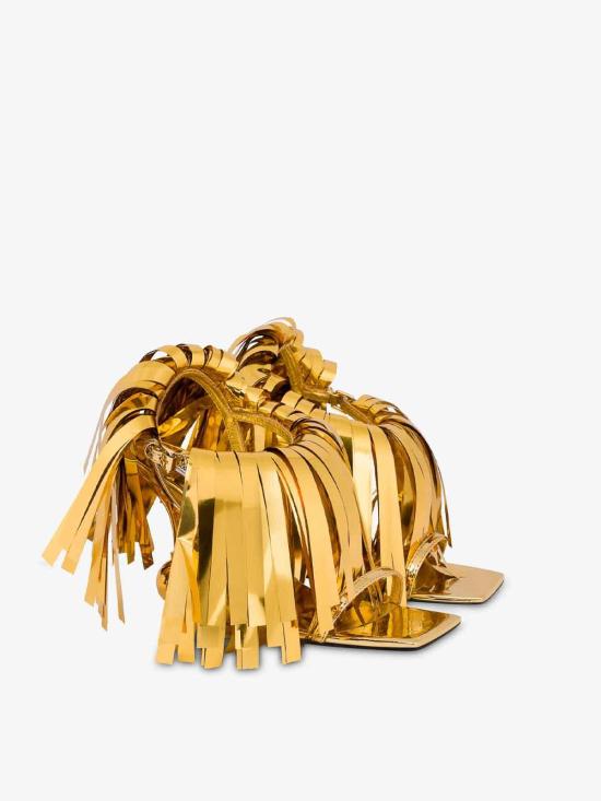 26SS 모스키노 힐/펌프스 MA1658AC1OMC5901 Gold - MOSCHINO