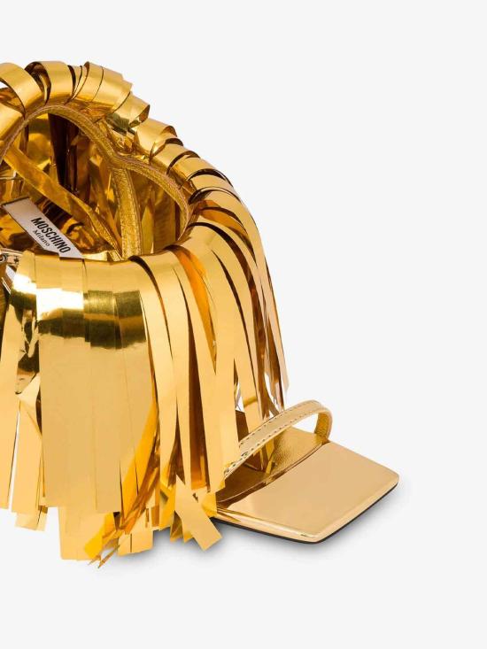 26SS 모스키노 힐/펌프스 MA1658AC1OMC5901 Gold - MOSCHINO