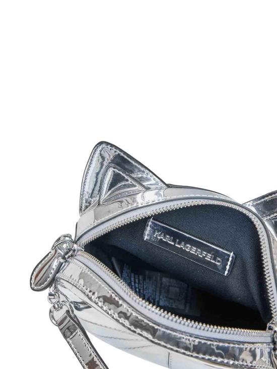 25FW 칼라거펠트 크로스백 A4W30263290 Silver - KARL LAGERFELD