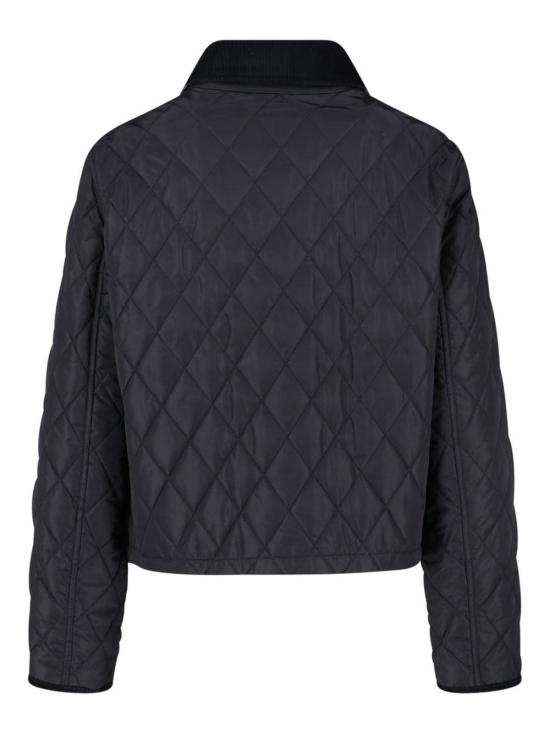26FW 버버리 올드햄 크롭 퀼팅 자켓 8107465C1900 Black - BURBERRY