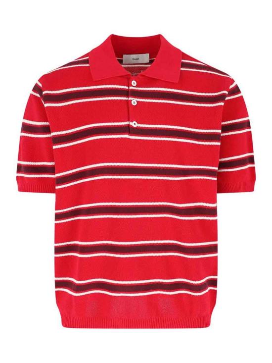 26SS 던스트 폴로 티셔츠 UDSW6B122R2REDBURGUNDY Red