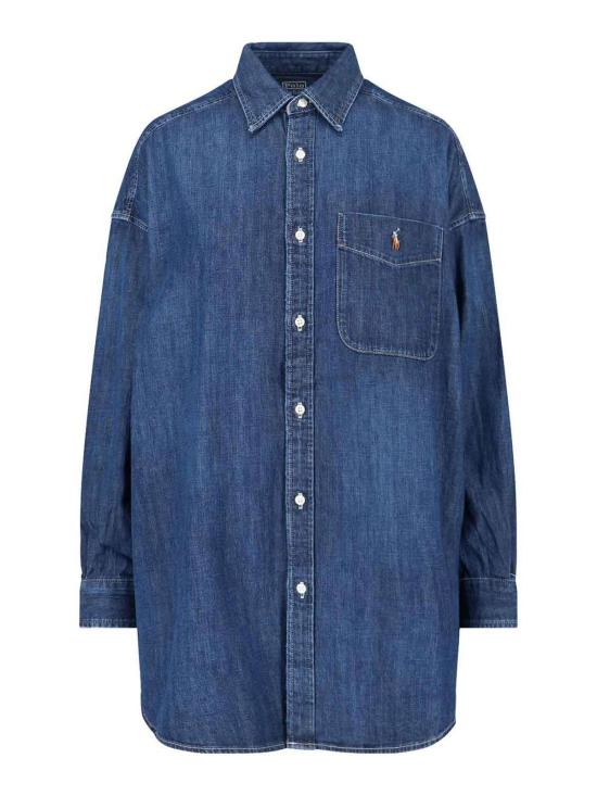 26SS 폴로 랄프로렌 데님 셔츠 211959035001 Blue