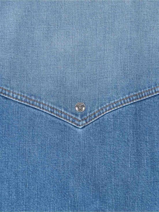 26SS 베르사체 데님 자켓 10236031A179212DC50 Blue - VERSACE