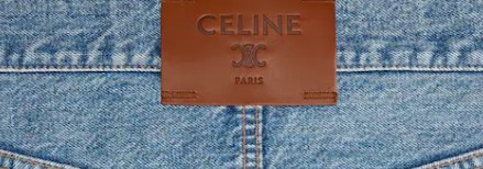26SS 셀린느 코튼 데님 보이프렌드 진 001 RP0DI930F GFV6 VIVIENNE GLASS DOM - CELINE