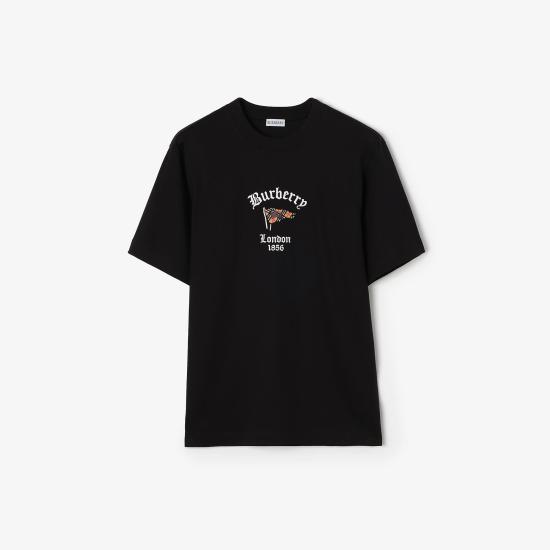 26FW 버버리 반팔 티셔츠 8128196 Black