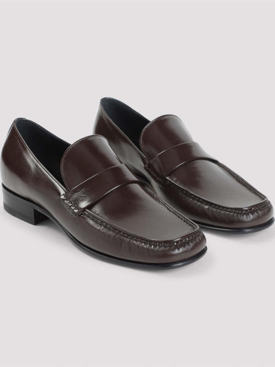 26SS 피비 파일로 맨즈 카프 레더 페니 로퍼 AS91LT0006803CH Brown - PHOEBE PHILO