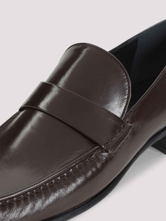 26SS 피비 파일로 맨즈 카프 레더 페니 로퍼 AS91LT0006803CH Brown - PHOEBE PHILO