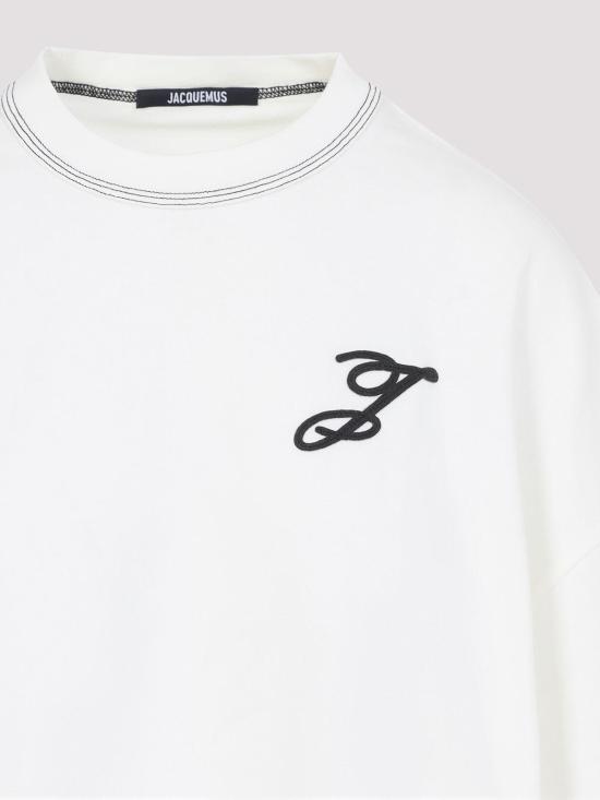 26SS 자크뮈스 레트로 티셔츠 TSW00580AJ00226110 Cream - JACQUEMUS