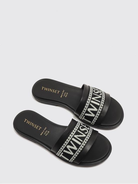 26SS [키즈] 트윈셋 플립플랍 261GCJ04A 00006 Black - TWINSET
