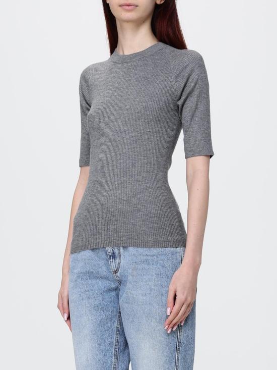 26SS 브루넬로 쿠치넬리 라이트 스파클링 캐시미어 립 스웨터 M9A822200 C079 Grey - BRUNELLO CUCINELLI