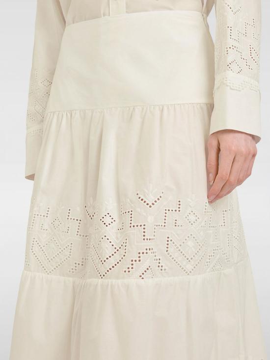 26SS 모모니 롱 스커트 261MMOSK00526120MO 0040 Cream - MOMONI