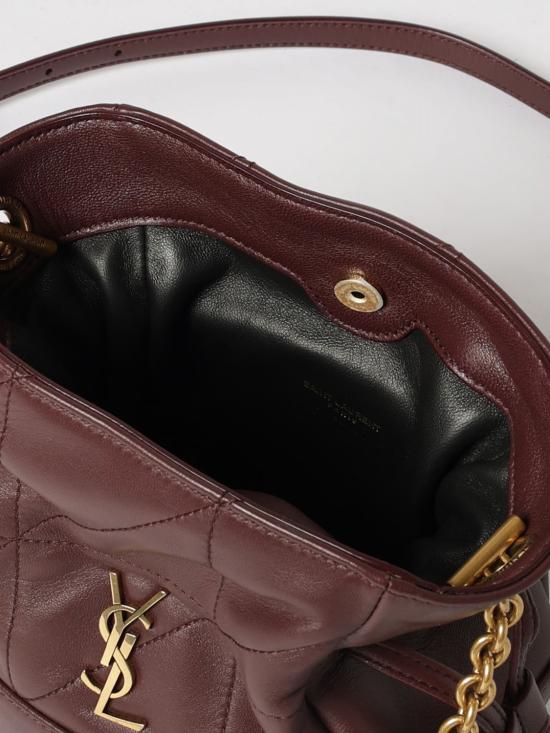 26SS 생로랑 램스킨 제이미 미니 숄더 파우치 859174AAB32 6195 Burgundy - SAINT LAURENT