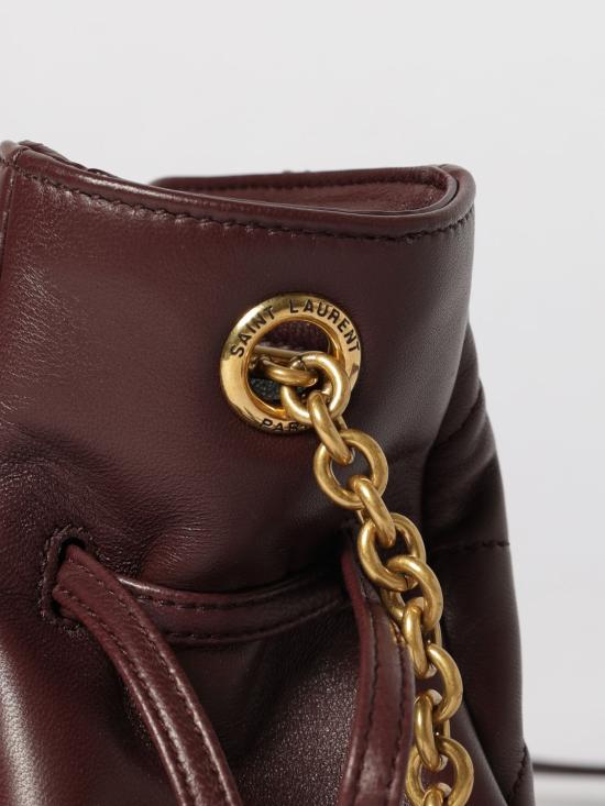 26SS 생로랑 램스킨 제이미 미니 숄더 파우치 859174AAB32 6195 Burgundy - SAINT LAURENT