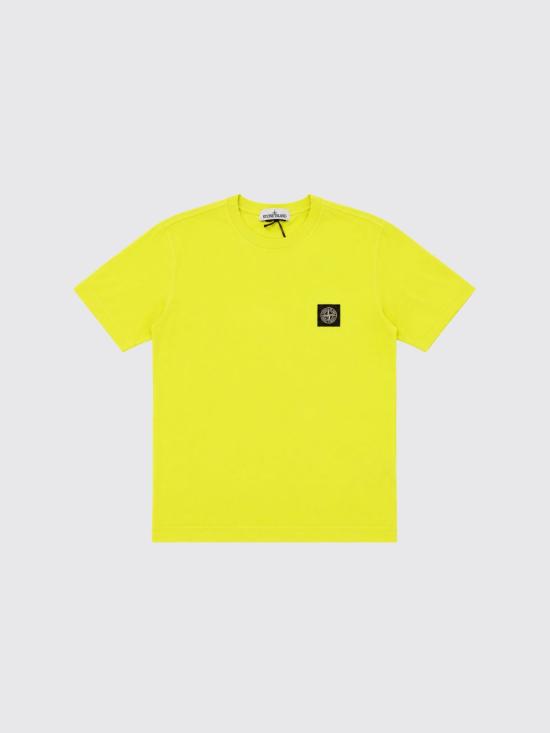 26SS [키즈] 스톤 아일랜드 티셔츠 L210002S0047 V005F Yellow