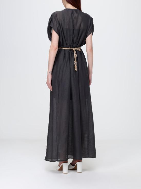 26SS 120 리노 롱 원피스 33BLIW4PLQ000G494 700542 Charcoal - 120 LINO