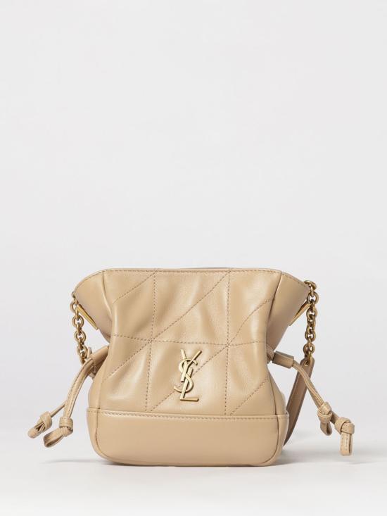 26SS 생로랑 램스킨 제이미 미니 숄더 파우치 859174AAB32 9295 Beige