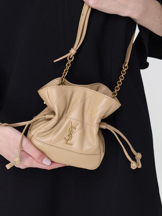 26SS 생로랑 램스킨 제이미 미니 숄더 파우치 859174AAB32 9295 Beige - SAINT LAURENT