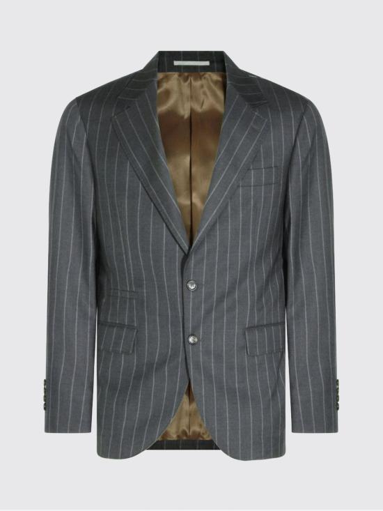 26SS 브루넬로 쿠치넬리 수트 자켓 MG4657BTC C002 Grey - BRUNELLO CUCINELLI