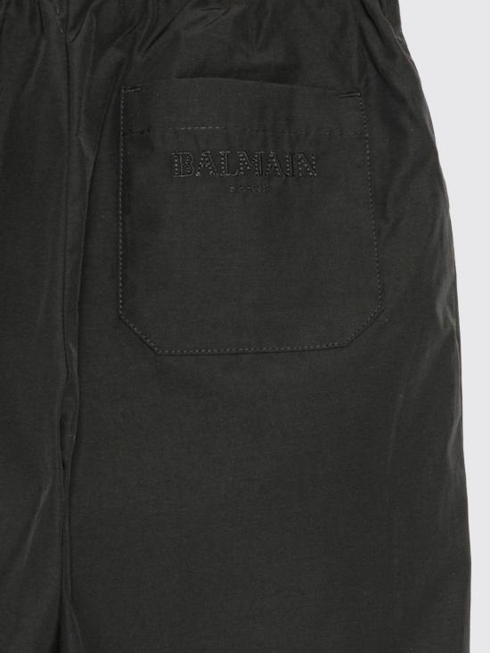 26SS [키즈] 발망 트레이닝/조거 팬츠 BY6R70B0094 930 Black - BALMAIN