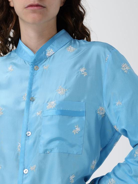 26SS 포르테포르테 블라우스 14868MYSHIRT 5002 Gnawed Blue - FORTE FORTE
