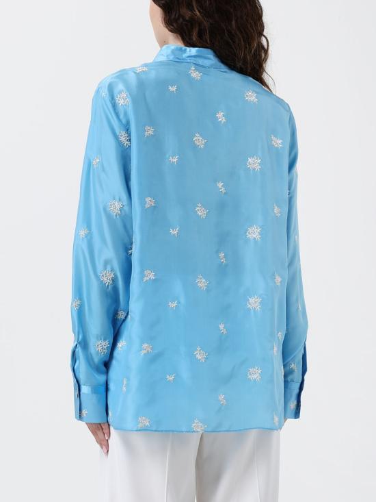 26SS 포르테포르테 블라우스 14868MYSHIRT 5002 Gnawed Blue - FORTE FORTE
