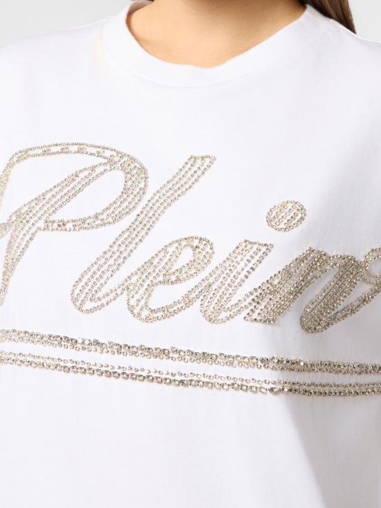 26SS 필립 플레인 반팔 티셔츠 SAFCWTK3872PTE004N 01 White - PHILIPP PLEIN