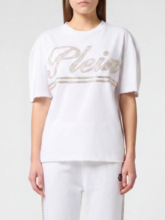 26SS 필립 플레인 반팔 티셔츠 SAFCWTK3872PTE004N 01 White