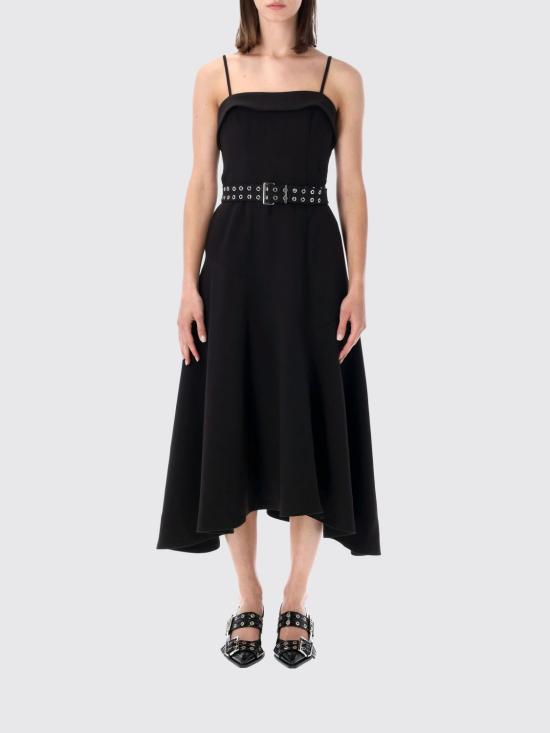 26SS 가니 롱 원피스 A1030559 099 Black