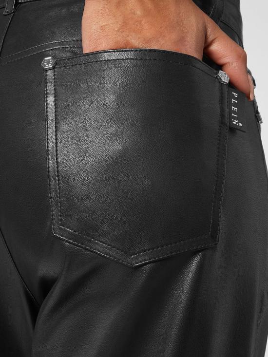 26SS 필립 플레인 스트레이트 팬츠 FABCWLT0134PLE010N 02 Black - PHILIPP PLEIN